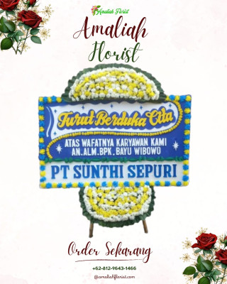 Papan Bunga Duka di Kendari Barat