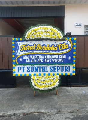 Papan Bunga Duka di Kendari Barat